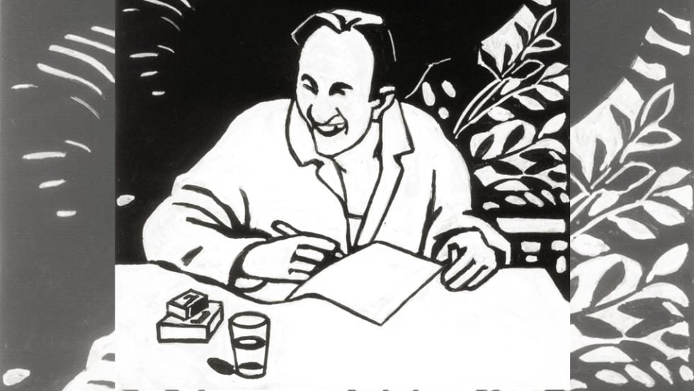 Ο Μάριος Χάκκας (1931-1972) σε έργο του Τάκη Σιδέρη